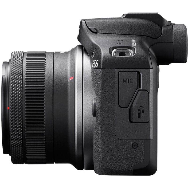 Câmera Digital Canon EOS R100 com Lente RF-S 18-45mm IS STM